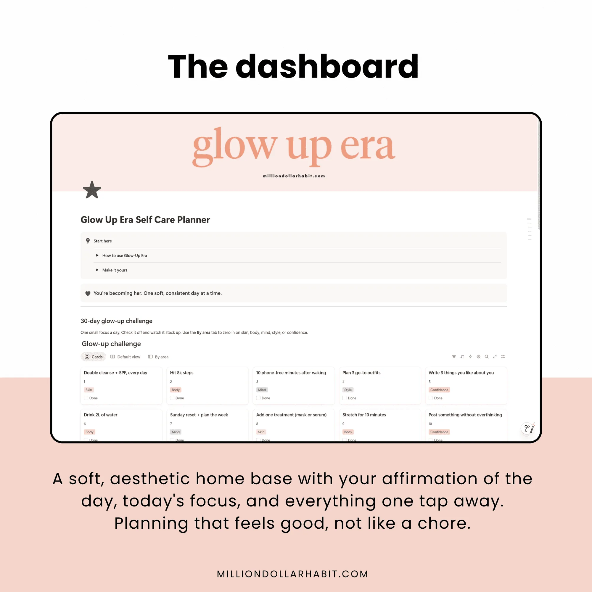 Glow-Up Self Care Planner — image 2 of 5