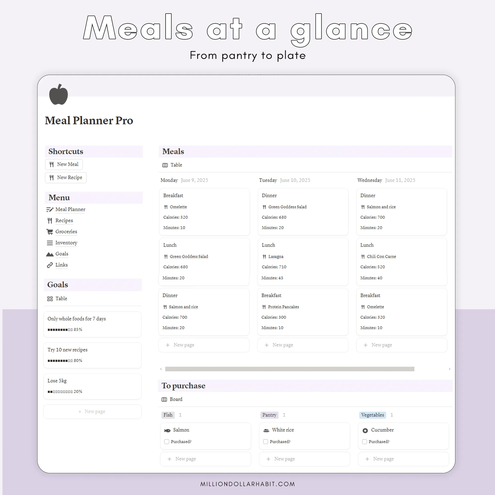 Notion Meal Planner — image 3 of 6