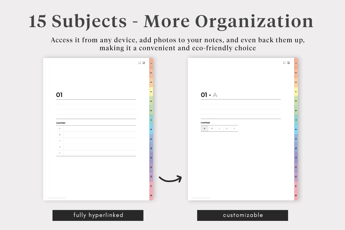 Rainbow Student Notebook — image 4 of 7