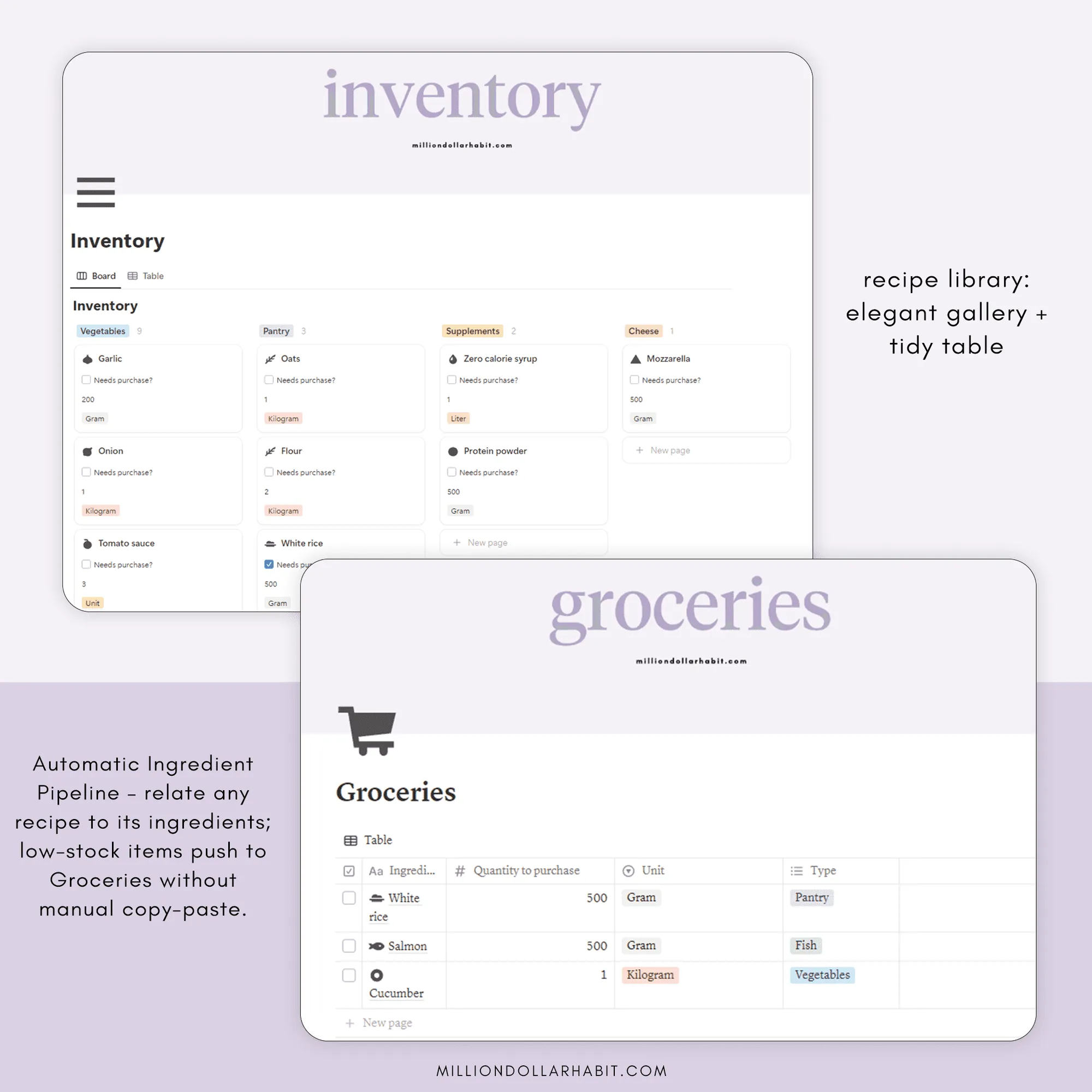 Notion Meal Planner — image 2 of 6