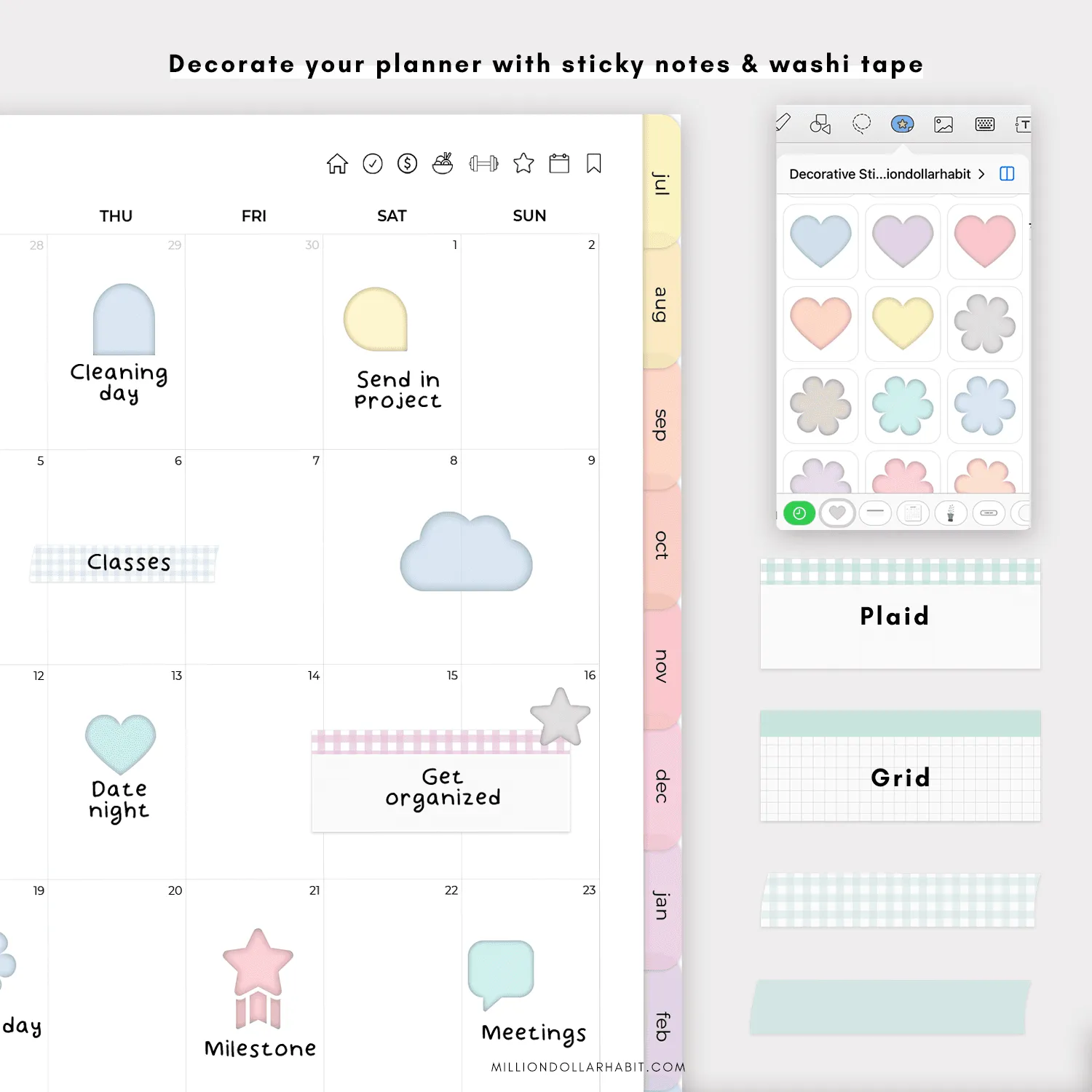 Pastel Decorative Stickers — image 5 of 5