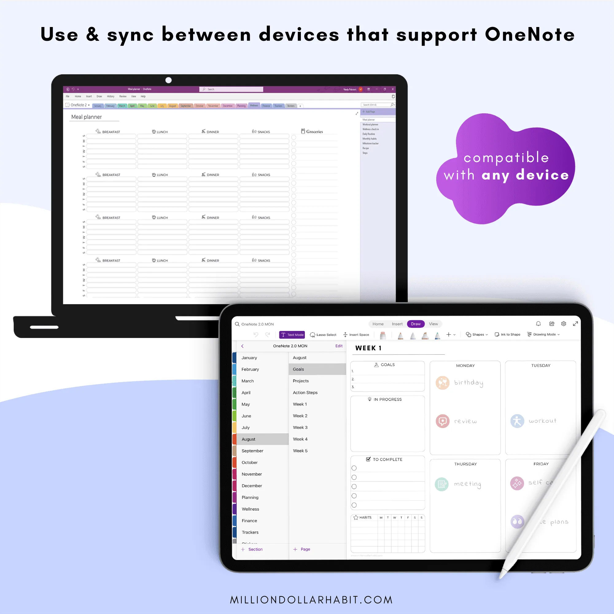 OneNote Planner Bundle — image 4 of 10