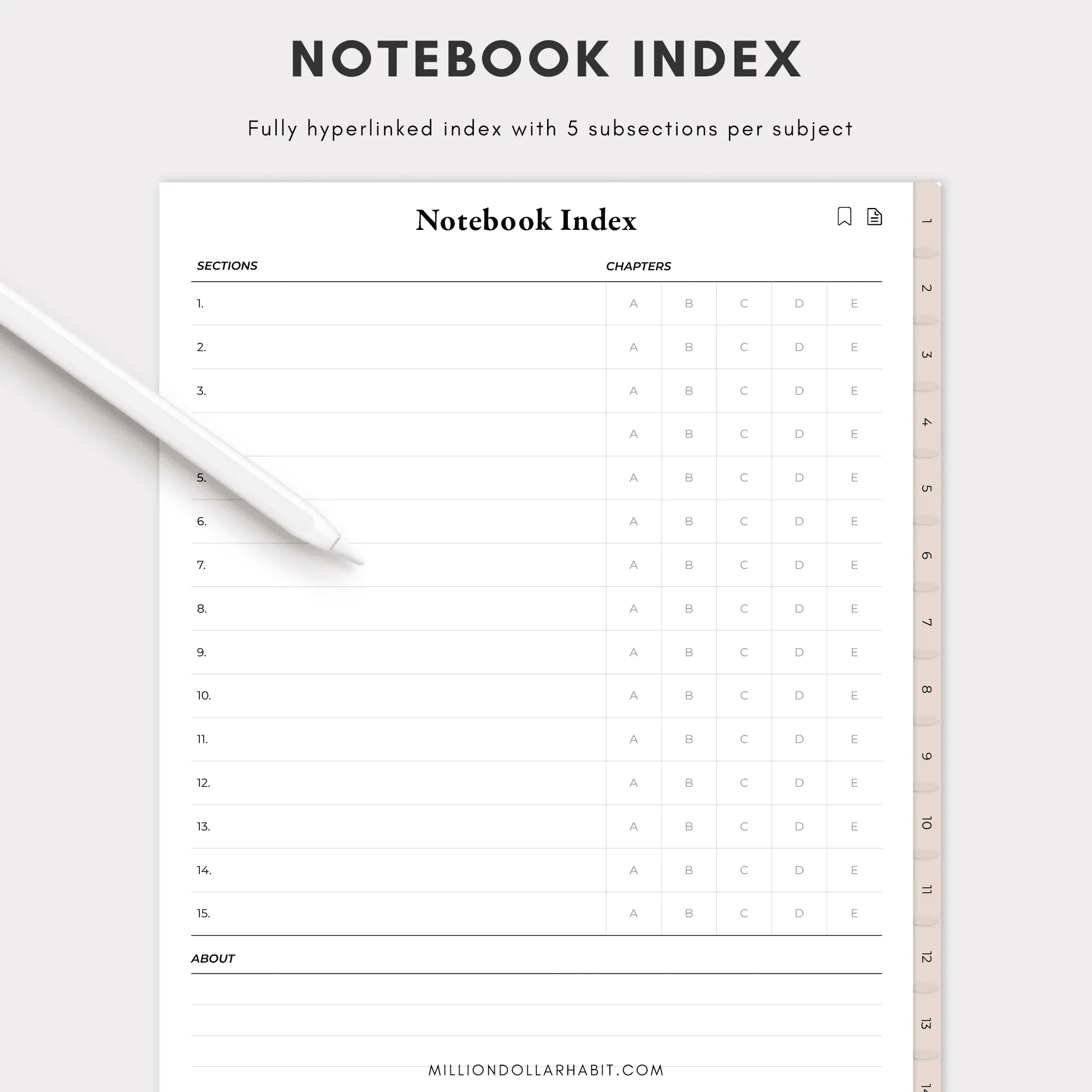 15 Subject Digital Notebook — image 3 of 10