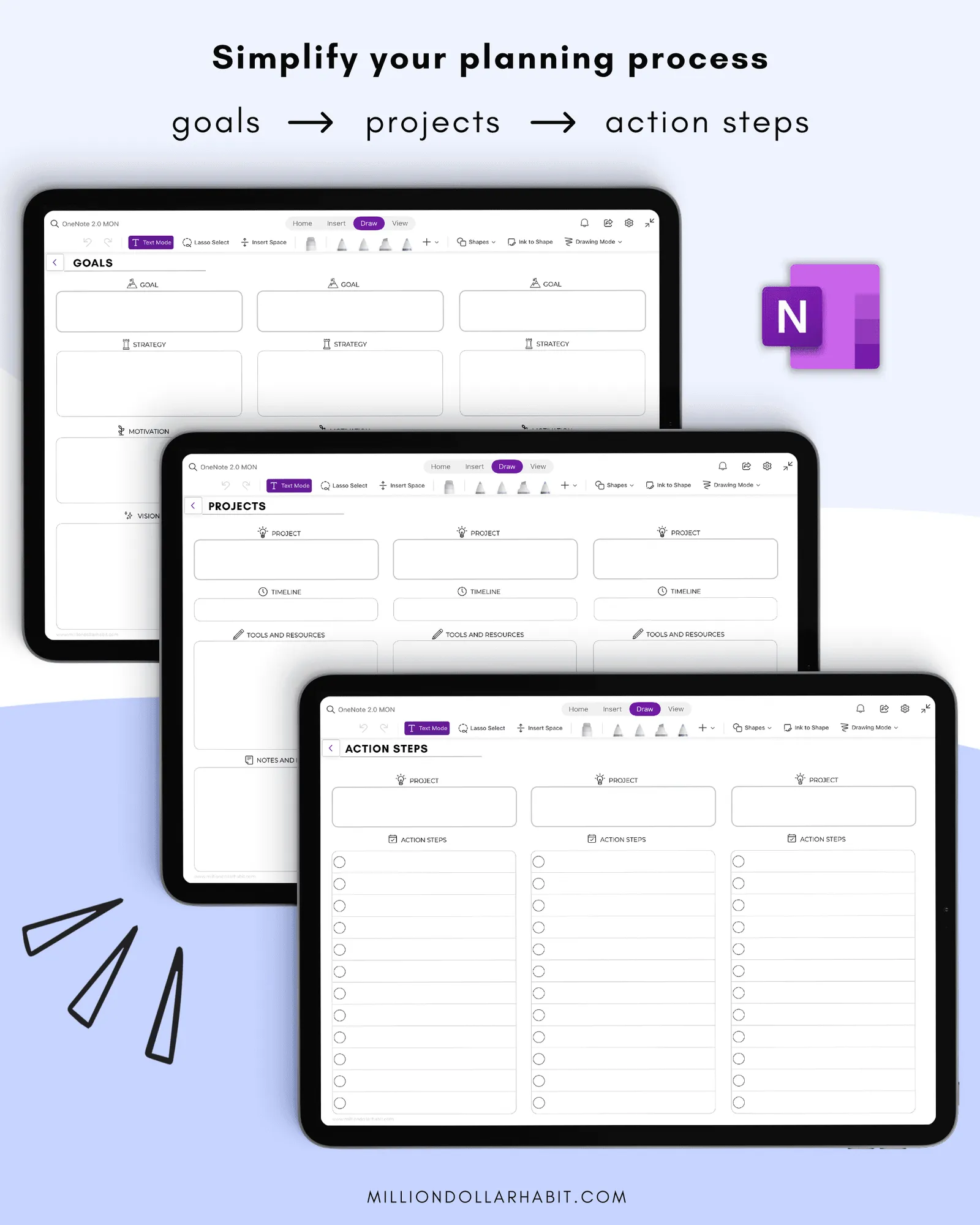 OneNote Planner Bundle — image 3 of 10