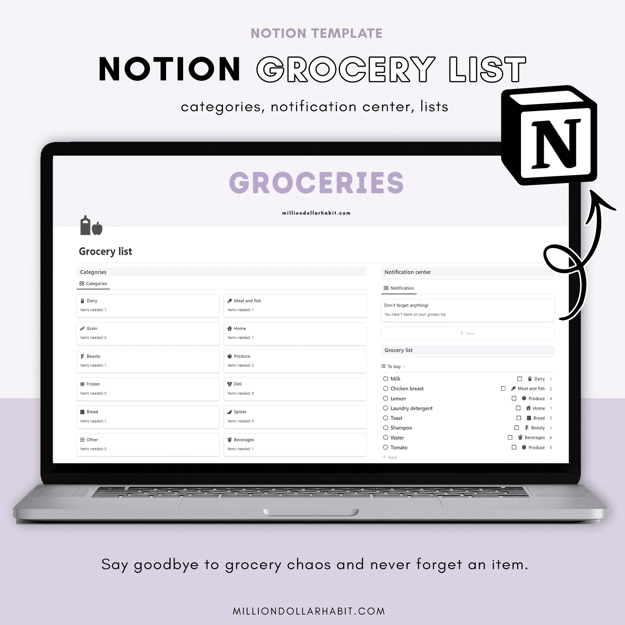 Grocery list