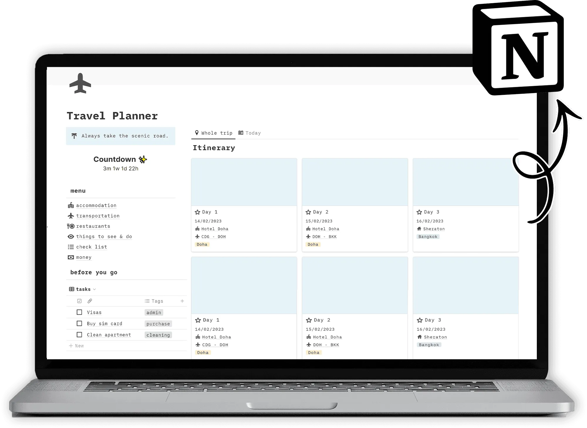 Free digital planner Goodnotes
