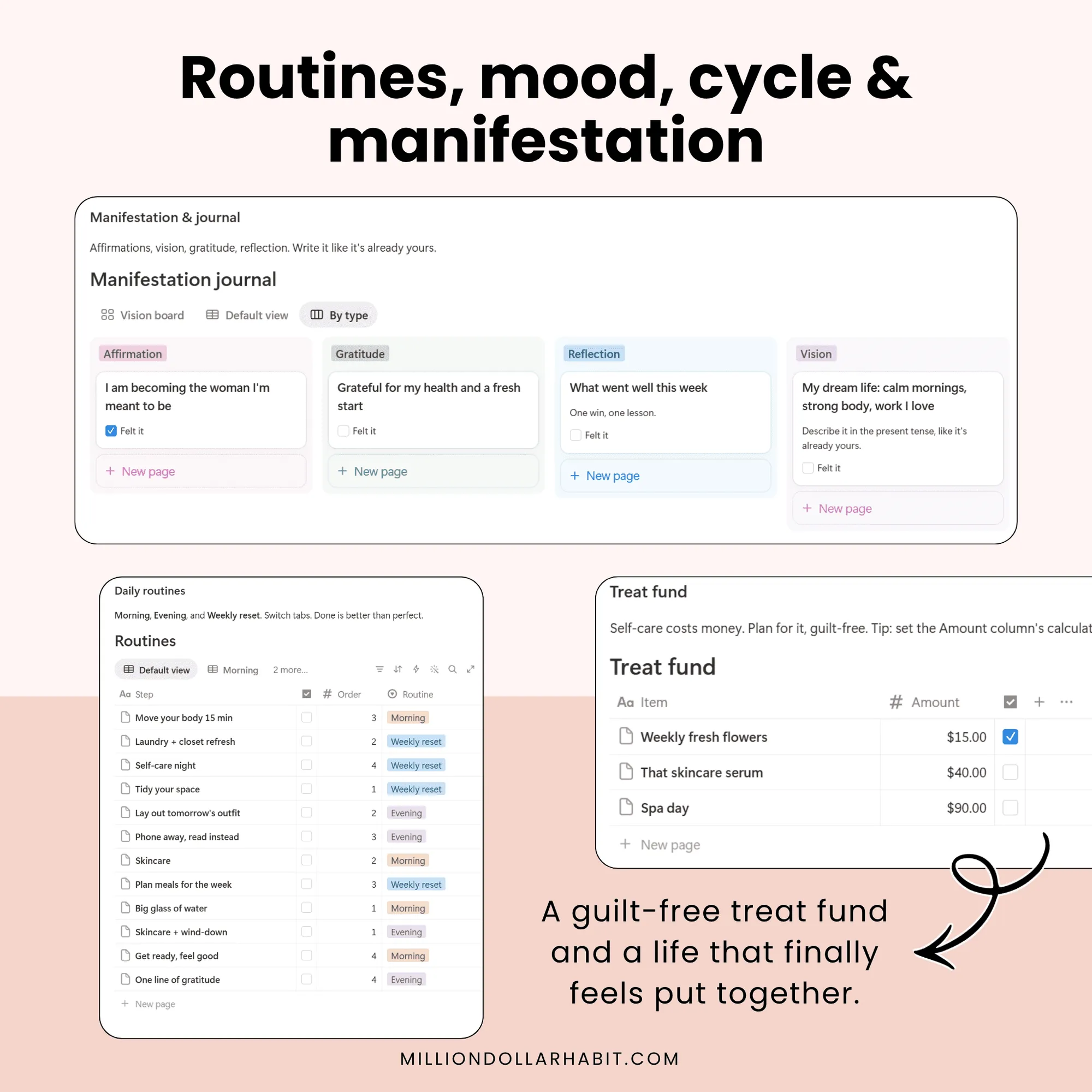 Glow-Up Self Care Planner — image 4 of 5
