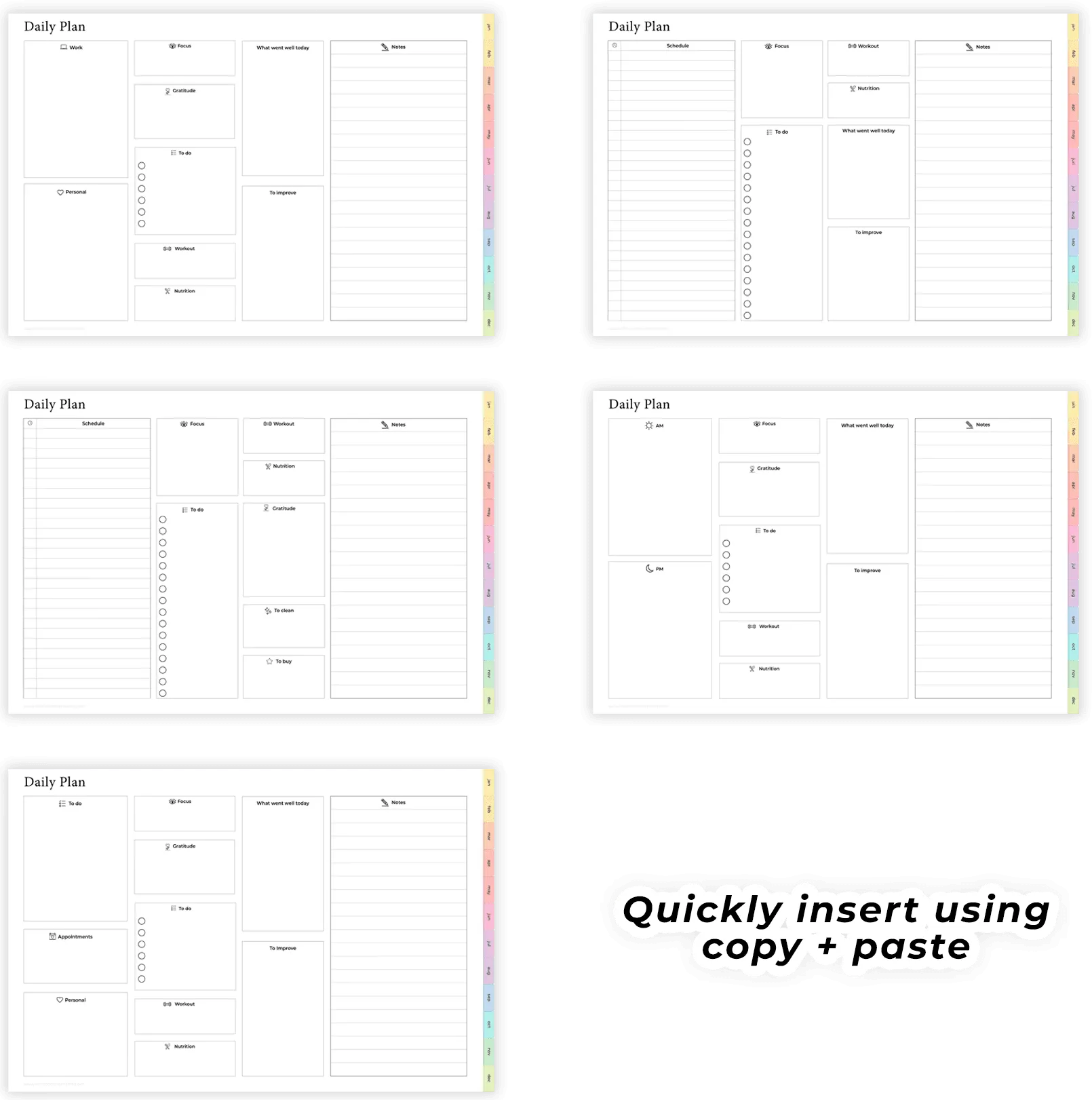 Free digital planner Goodnotes