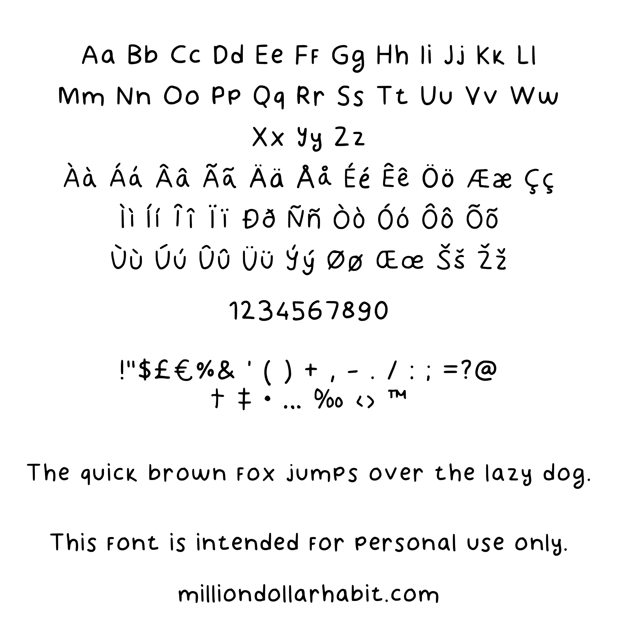 Casual Handwriting Font — image 3 of 4