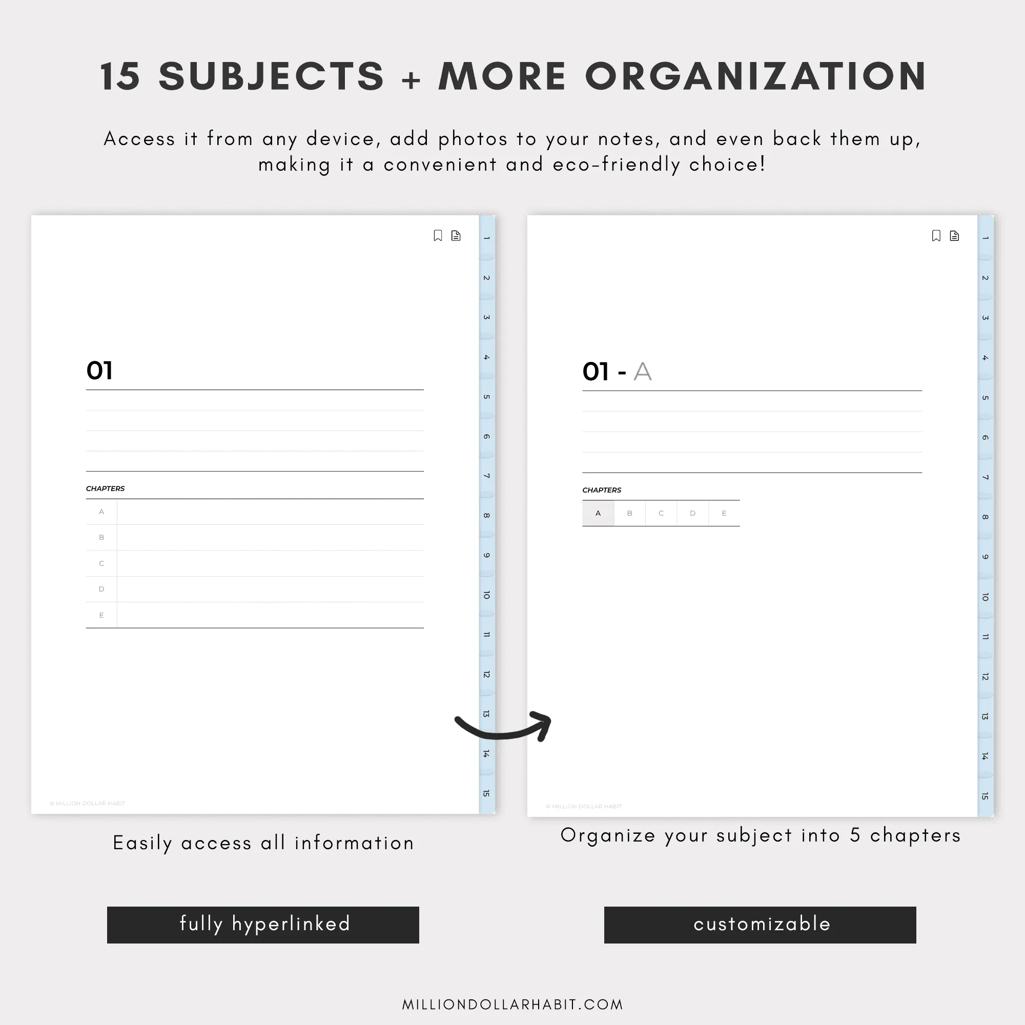 15 Subject Digital Notebook — image 4 of 10
