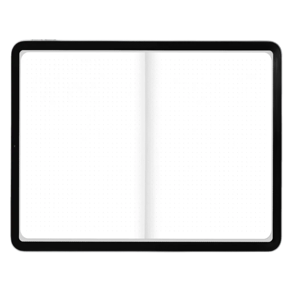 Free Digital Planner iPad (Background Removed)