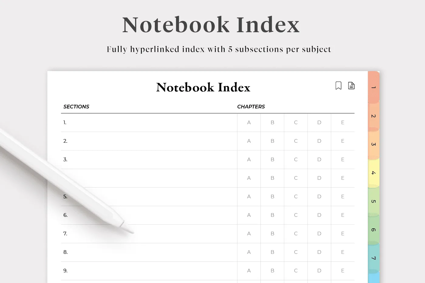 Rainbow Student Notebook — image 3 of 7