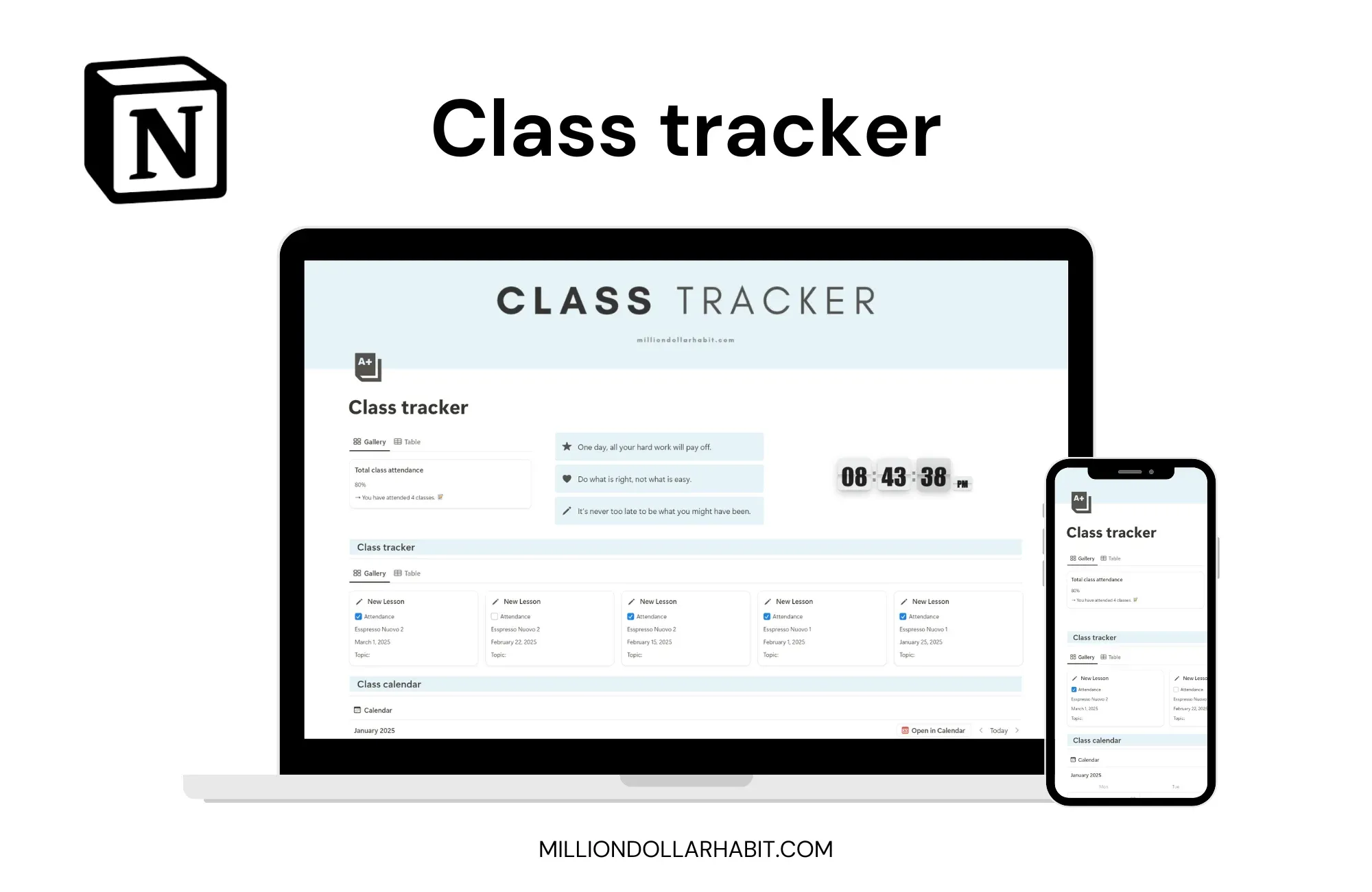 Class tracker